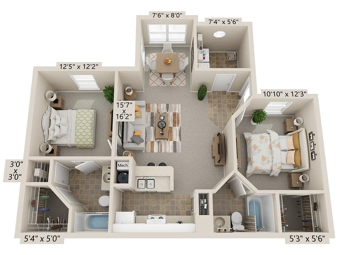 Floor plan B1