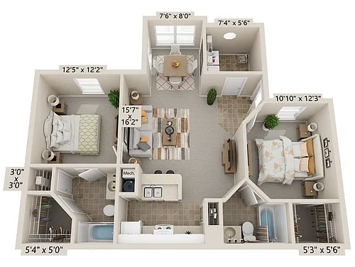 Floor plan B1