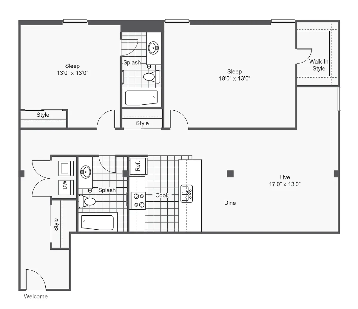 Floor plan Eclipse