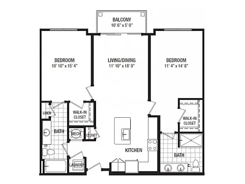 Floor plan B2D