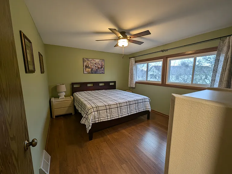 Bedroom #1; King size bed
