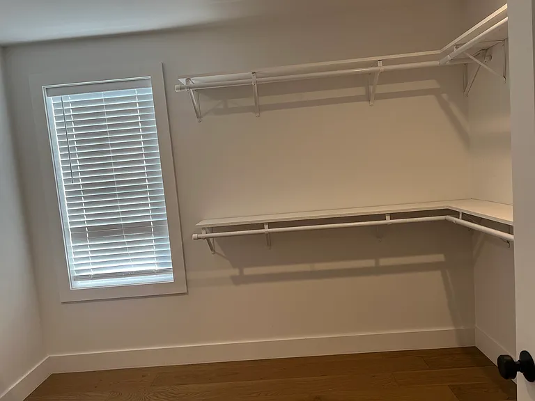 Master bedroom closet