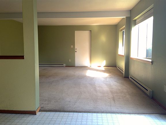 Looking from kitchen into living room