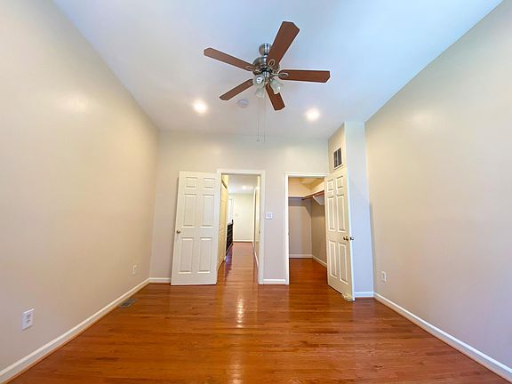 Third Floor Front Bedroom with massive walk-in closet, 9-foot ceiling, and lots of natural light.