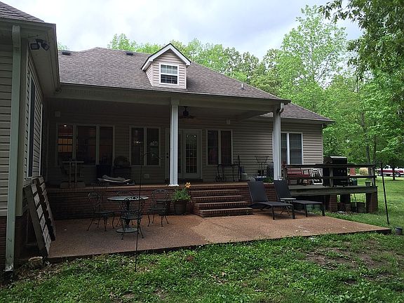 back yard living area