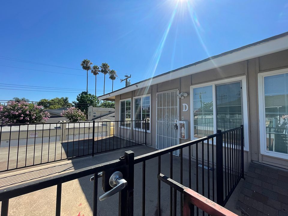 Exterior - Front door and enclosed patio deck