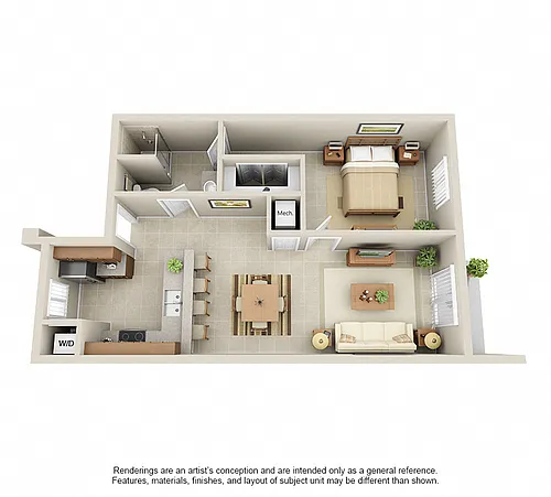 Floor plan Model A