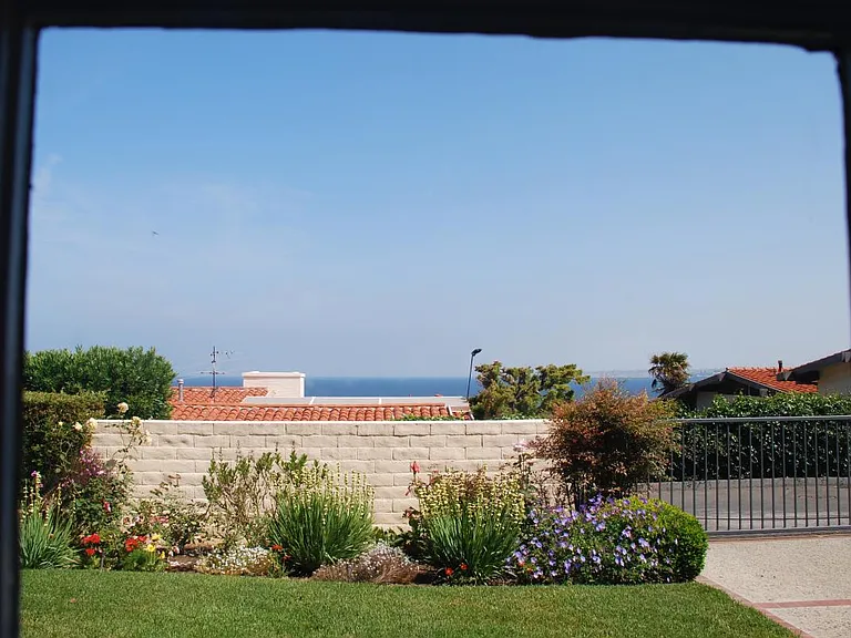 Ocean view from Garden