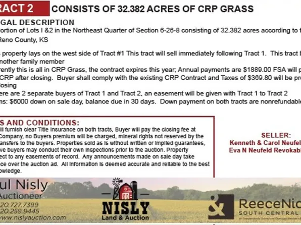 S Peace Rd, Arlington, KS 67514