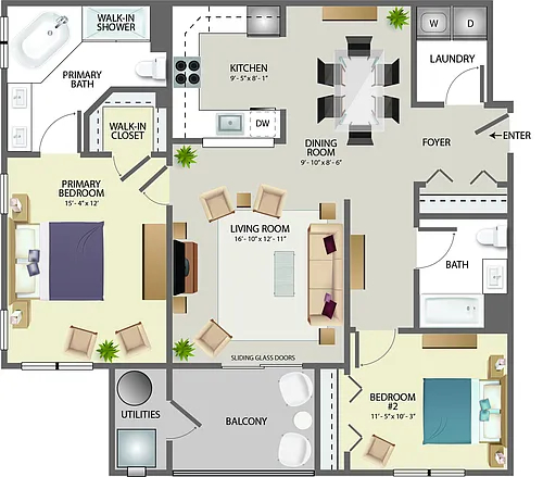Floor plan New Yorker