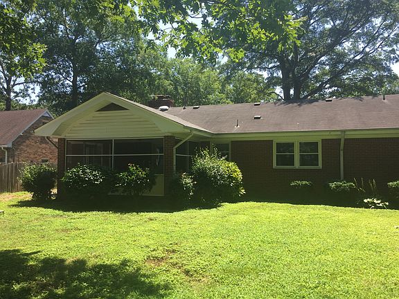 Back of house screened porch