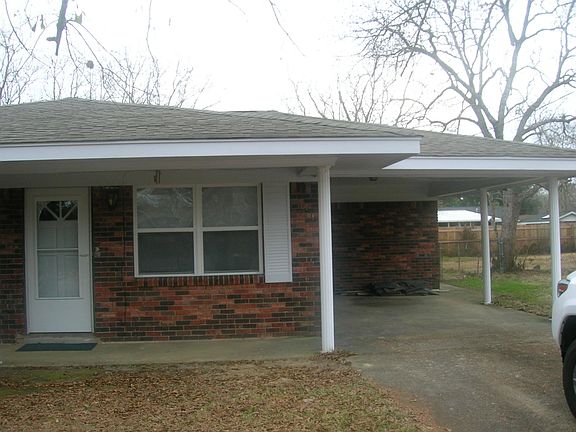View from front - shows carport