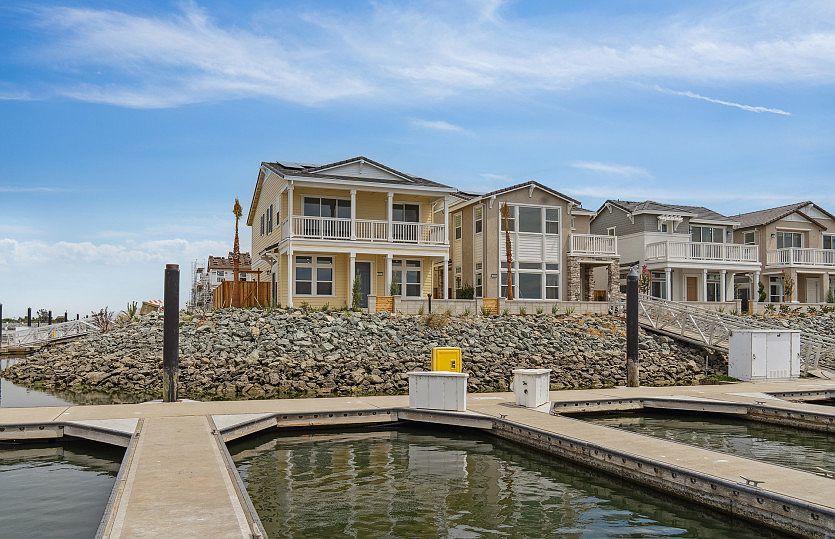 Corner waterfront home