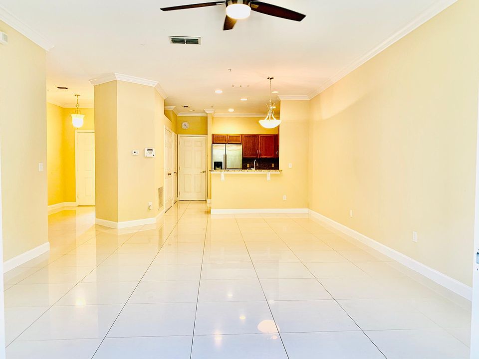 Living room and dining room