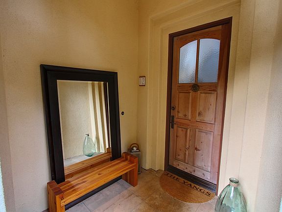 Front door faces south.