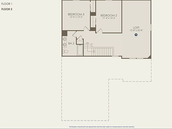 Hartwell Floor Plan, Quick Move-In Home, Floor 2