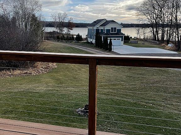 View of the lake from deck