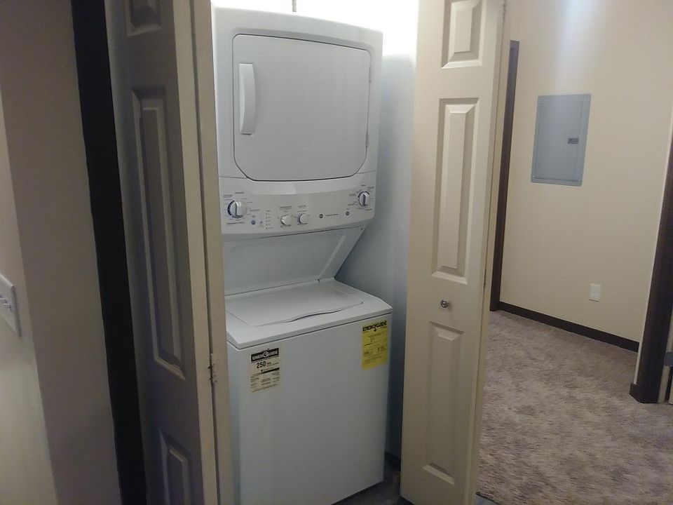 Washer and Dryer right in the apartment!