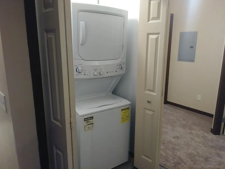 Washer and Dryer right in the apartment!