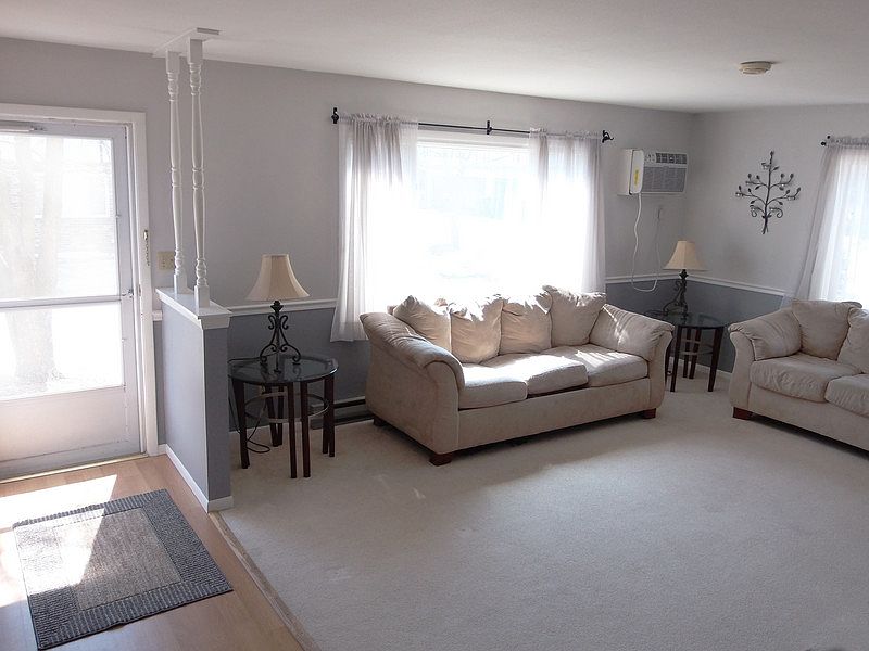 Front entrance and living room