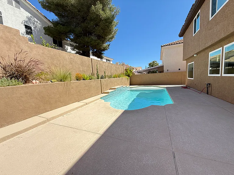 Backyard, pool
