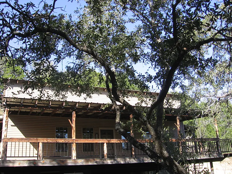 Wrap-around porch