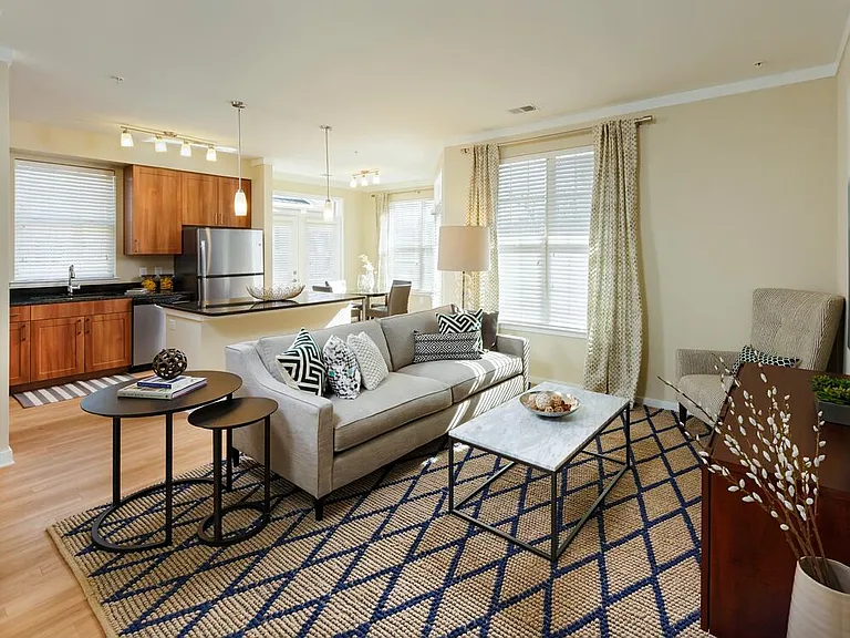 Classic Package I living room with hard surface flooring (select homes)