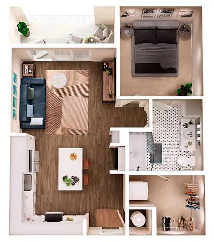 Floor plan A5B