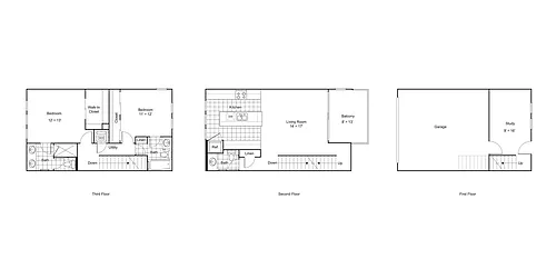 Floor plan One Bennett Park: Gold
