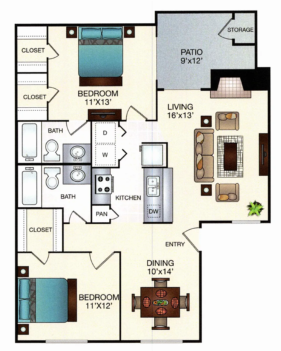 Floor plan B2