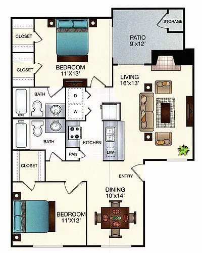 Floor plan B2