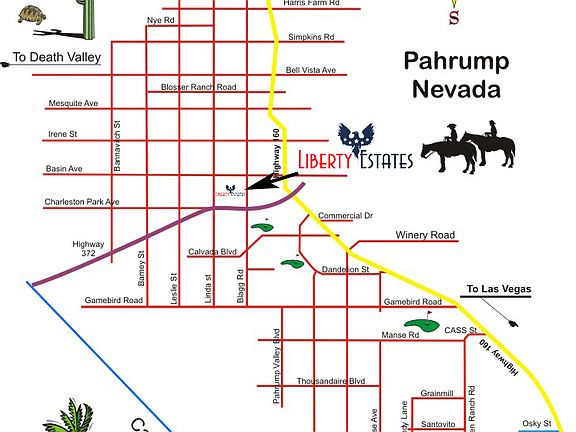 Home location in Pahrump City