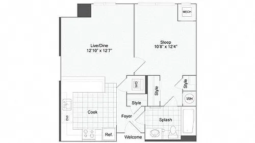 Floor plan Amherst