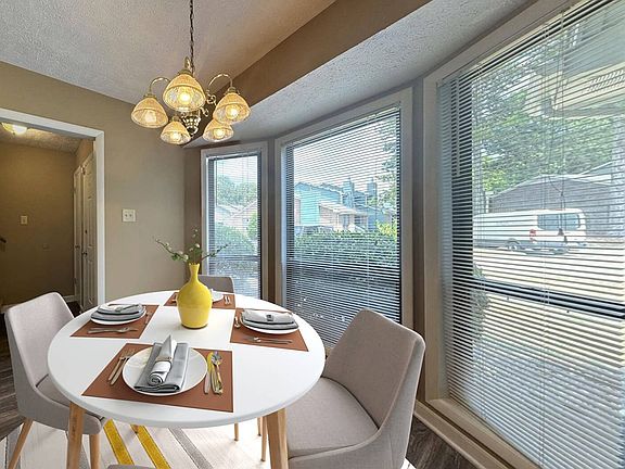 Dining Area with Bay Window