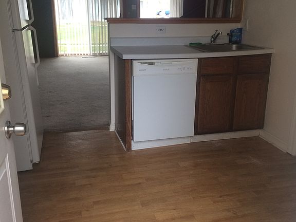 kitchen overlooking living room