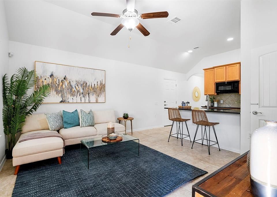 Welcome to our beautiful private house apartment. This is the view from the front enterence of living area and kitchen.