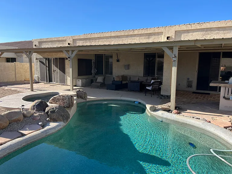 Backyard Pool w/ +50 Foot Pergola