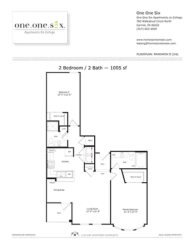 Floor plan D5-A: Mandarin II