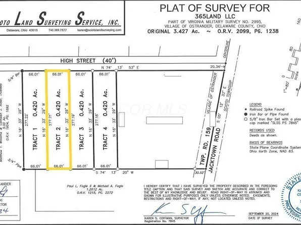 0 E High St Tract 2, Ostrander, OH 43061