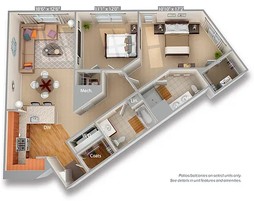 Floor plan B3
