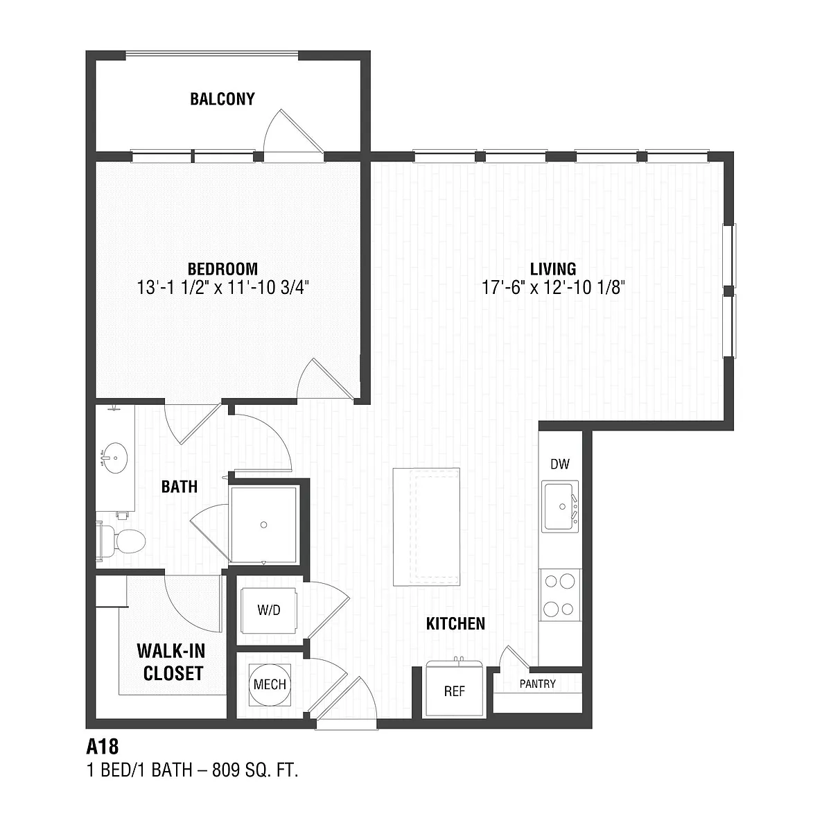 Floor plan A18