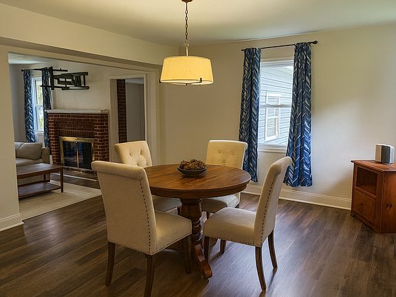 Spacious dining room!