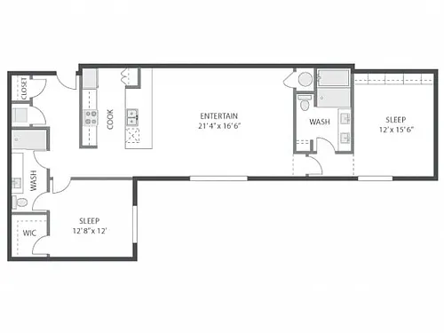 Floor plan Irwin