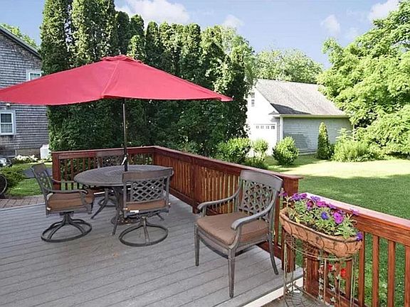 Trex Deck in backyard