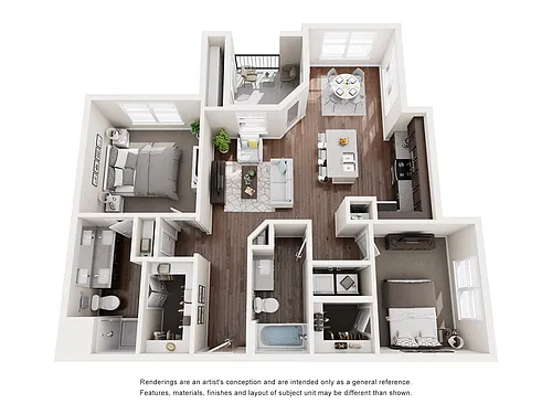 Floor plan B3