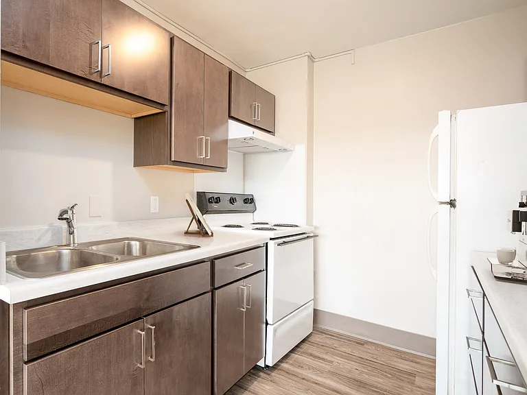 Full Kitchens with Refrigerator, Stove, and Dishwasher