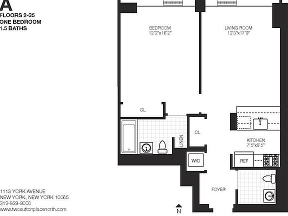 2nd image of 1113 York Ave APT 34A