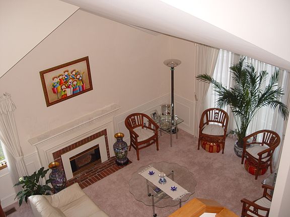 Living Room w/ Vaulted Ceiling