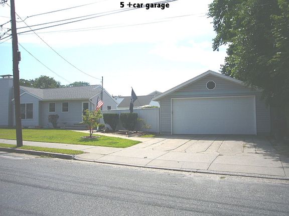 5 car detached garage!
