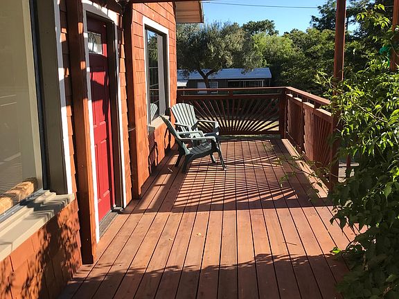 Huge front porch overlooking Laguna de Santa Rosa